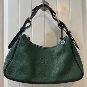 Dooney & Burke Hobo Should Bag Vintage Y2K Green Black